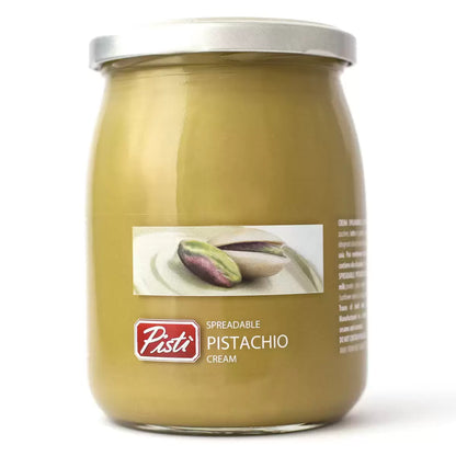 Pisti Sicilian pistachio cream in 600g jar