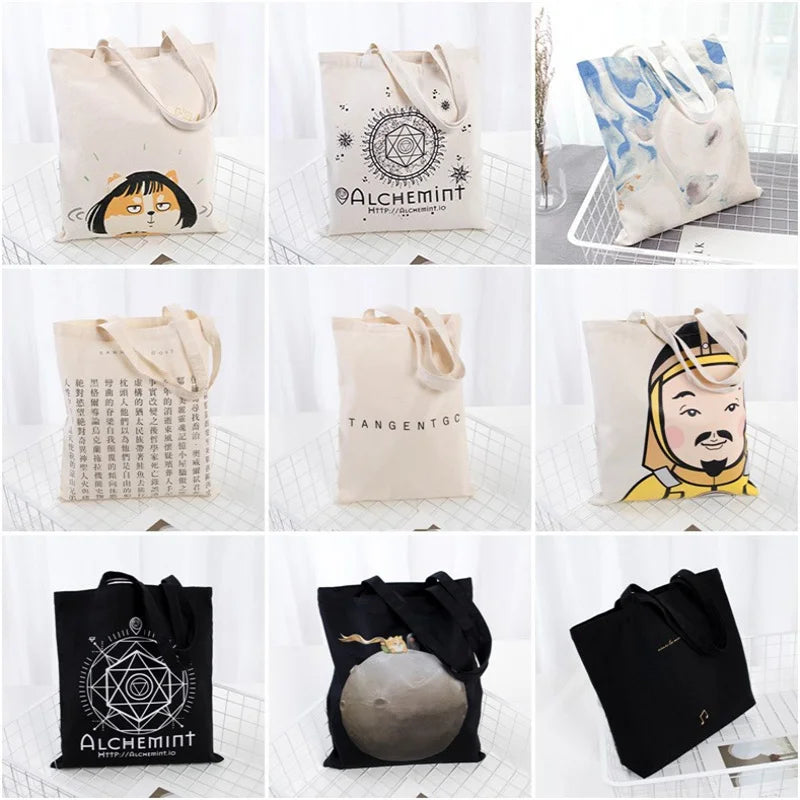 Sustainable cotton shopping bag