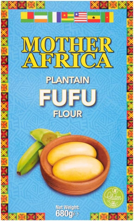 Mother Africa plantain fufu flour pack for traditional cooking