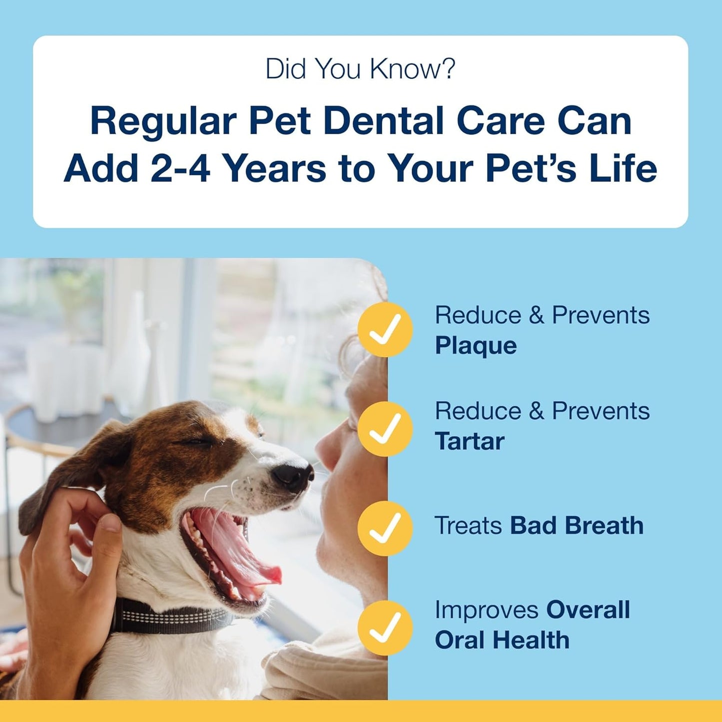 pet dental care supplement no brushing needed