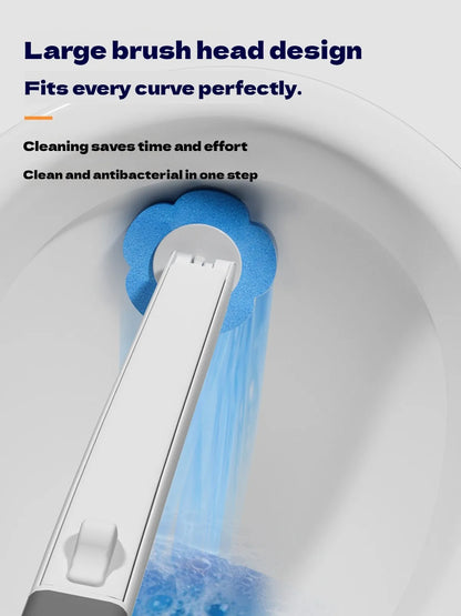 Replaceable head WC cleaning brush