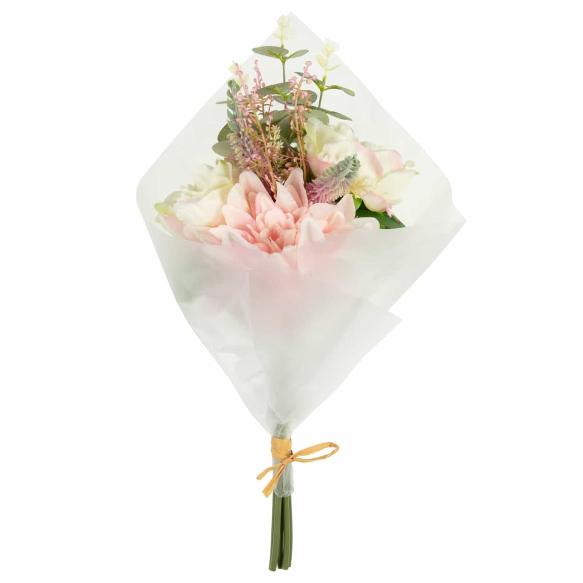 Pink and white long-lasting flowers bouquet