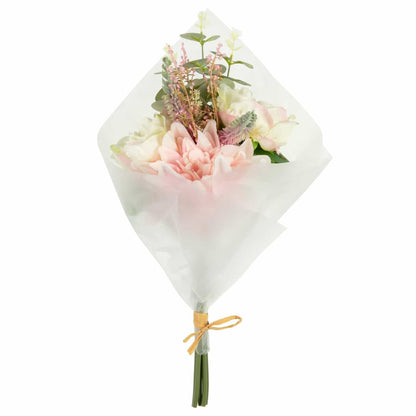 Pink and white long-lasting flowers bouquet