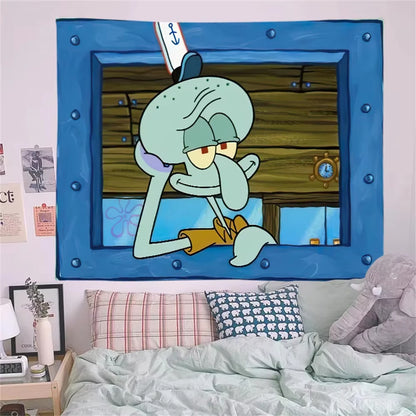 Cartoon character canvas decor for gifting or home use