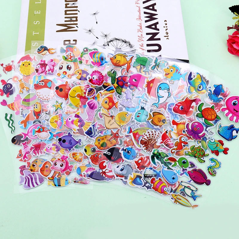 Cartoon decoration stickers for scrapbooks and cards