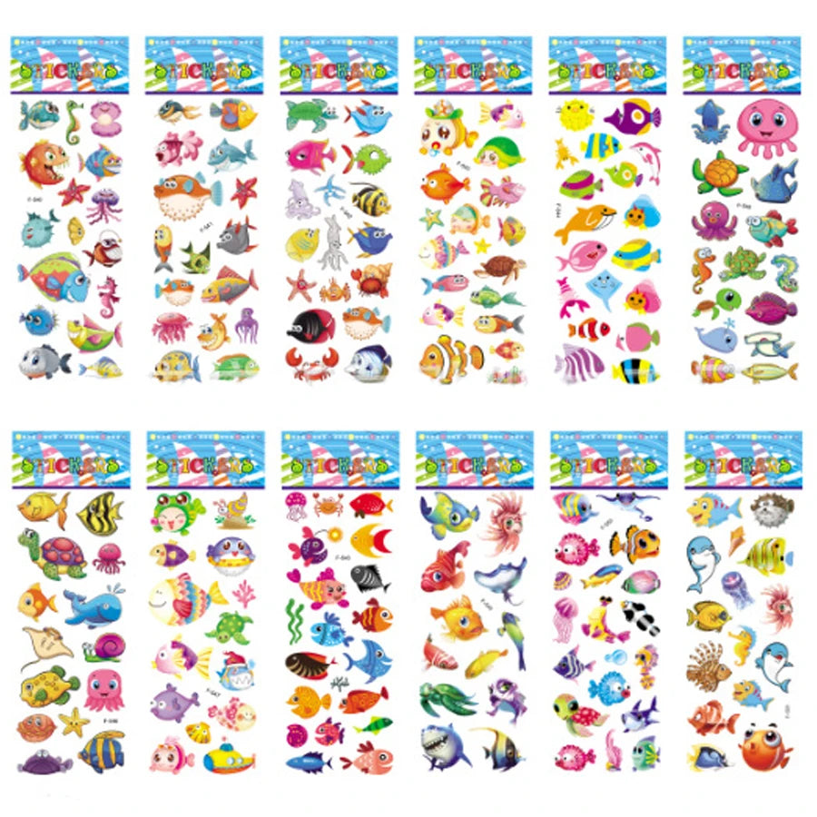 Fun art stickers for children’s creative projects