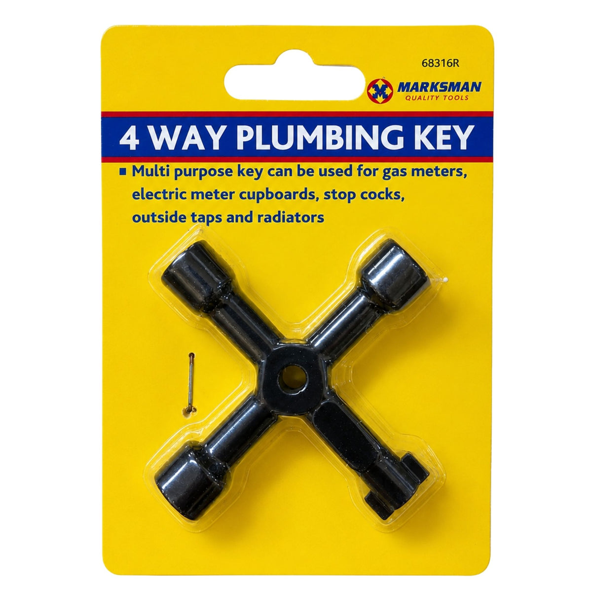Multi-purpose plumbing utility keys