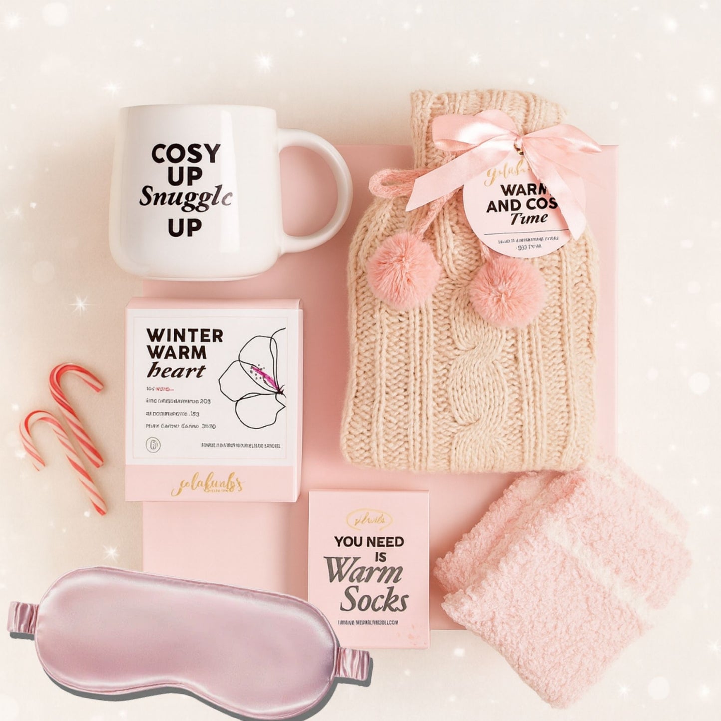 Plush teddy companion with hot water bottle gift set