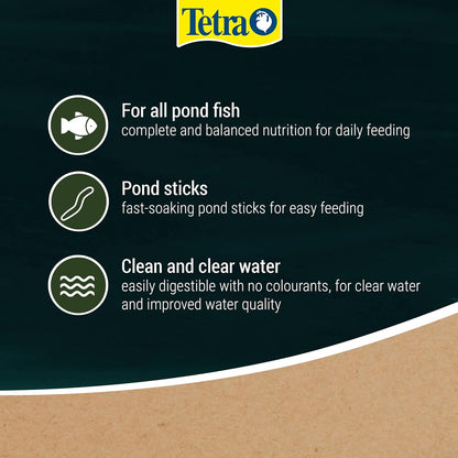 Pond fish food sticks for health and growth