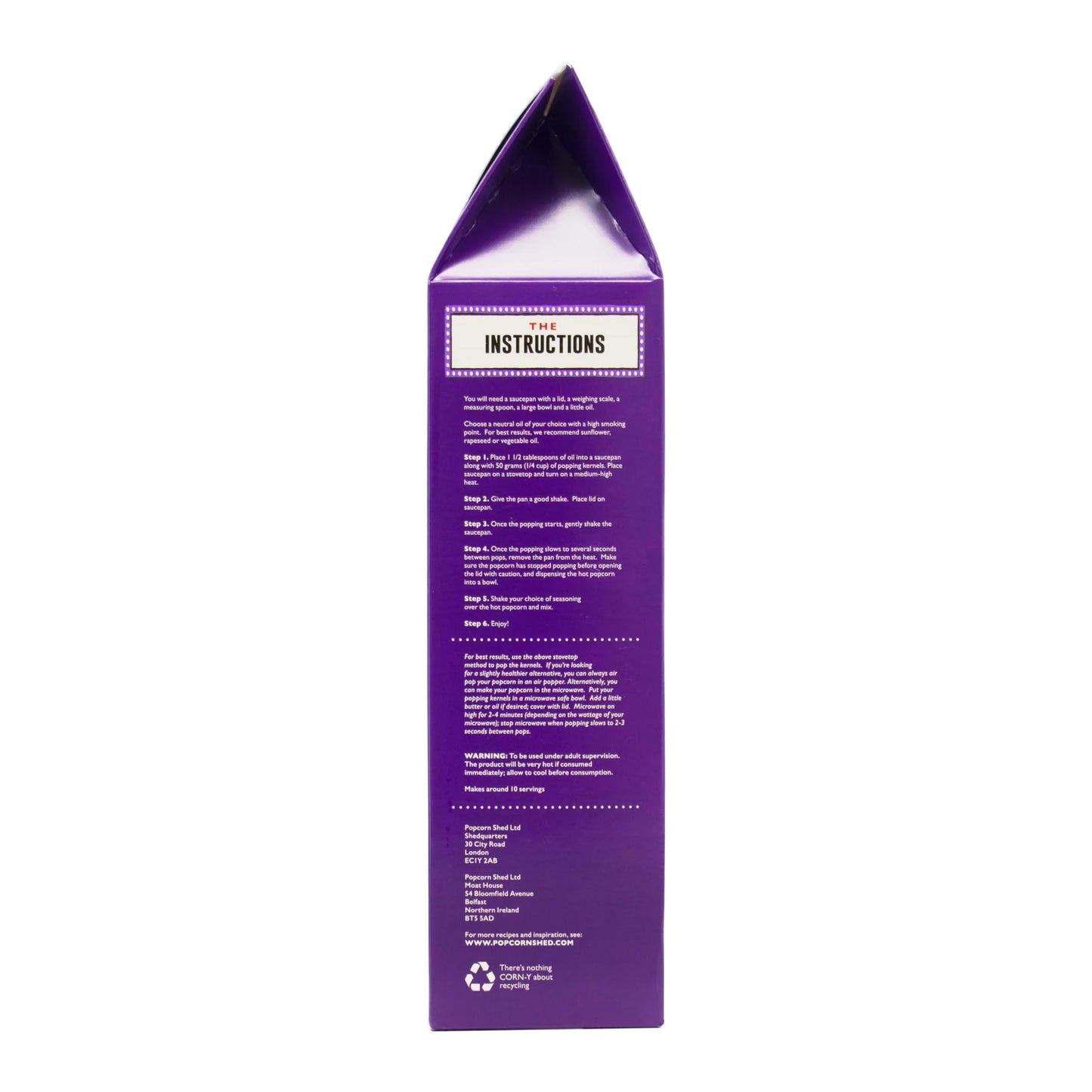 Sweet savoury and spicy popcorn flavour kit