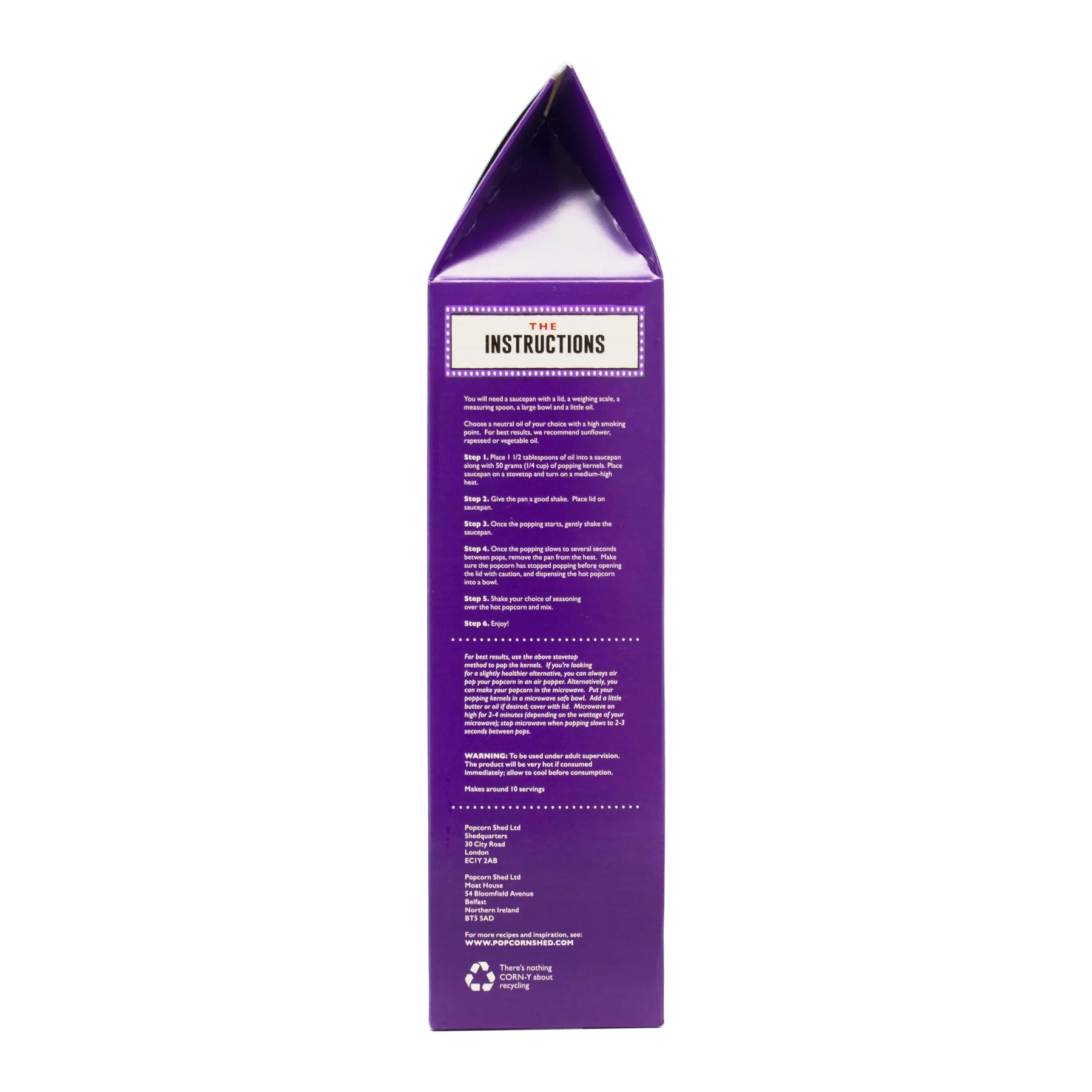 Sweet savoury and spicy popcorn flavour kit