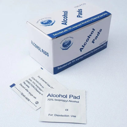 Disposable alcohol prep swabs for everyday cleaning