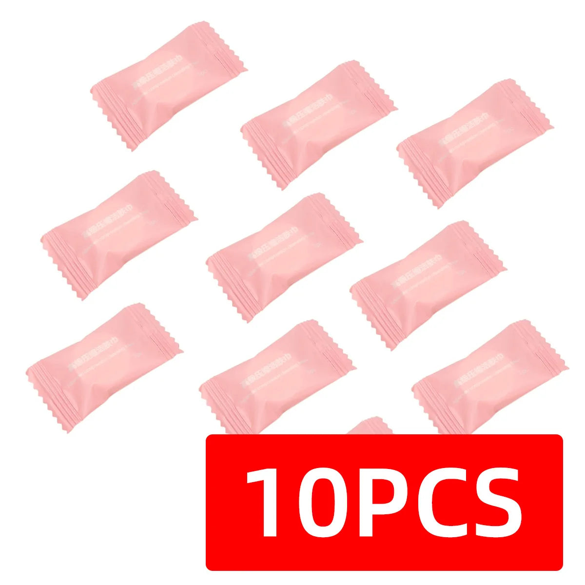 Cotton compressed cloths for beauty salons