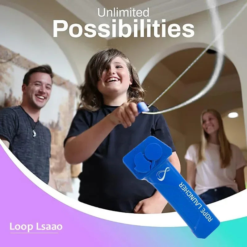 Light up rope launcher gadget