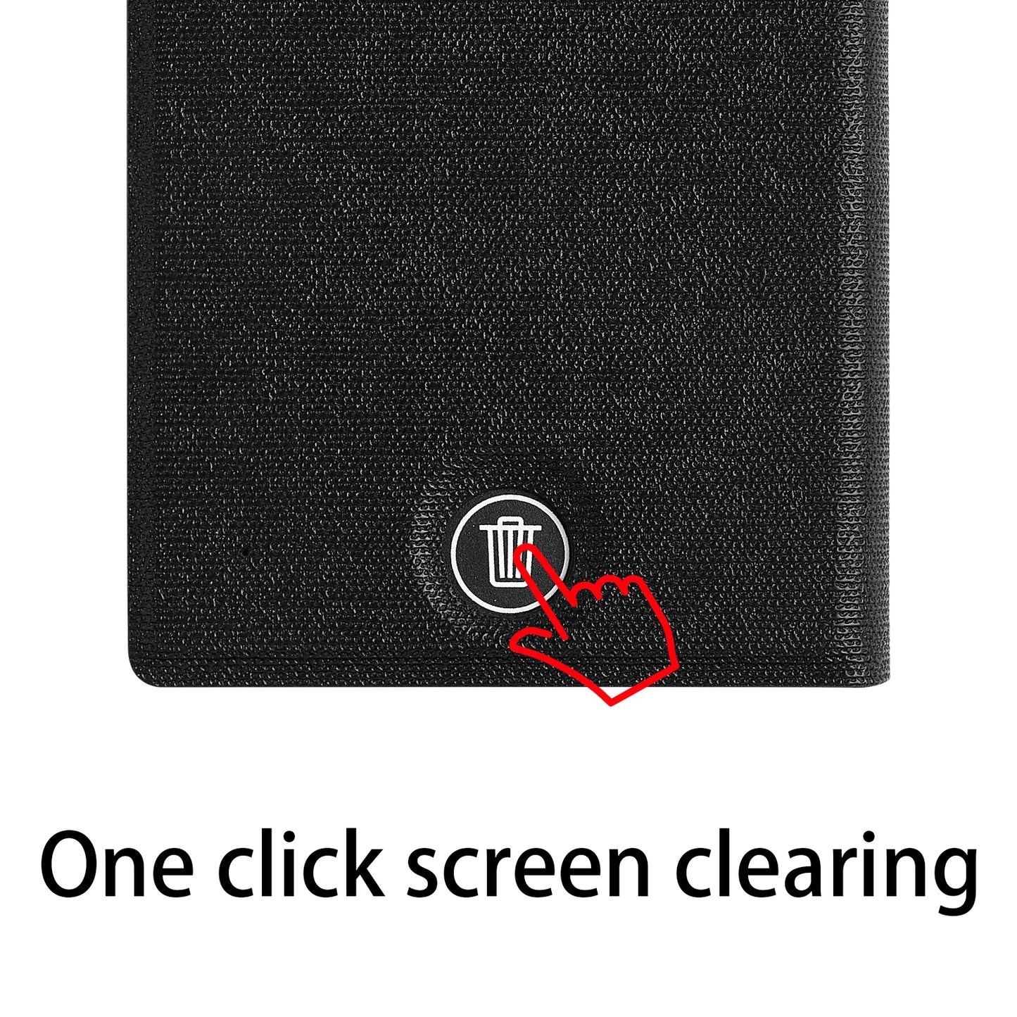 Erasable LCD drawing tablet lock button erase one touch clear