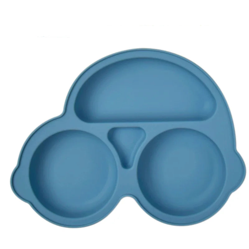 Practical baby mealtime bowl with cartoon styling