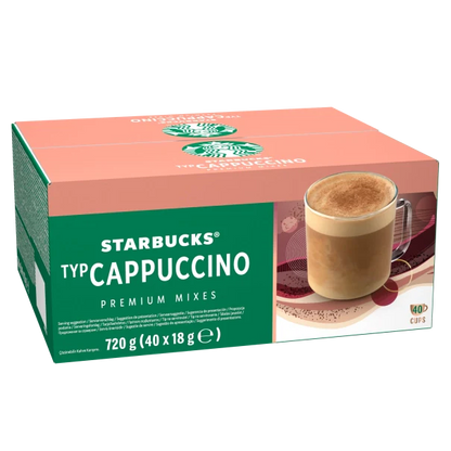 Café style cappuccino sachets for office and hospitality use