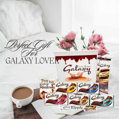 Premium Galaxy chocolate box featuring indulgent selections