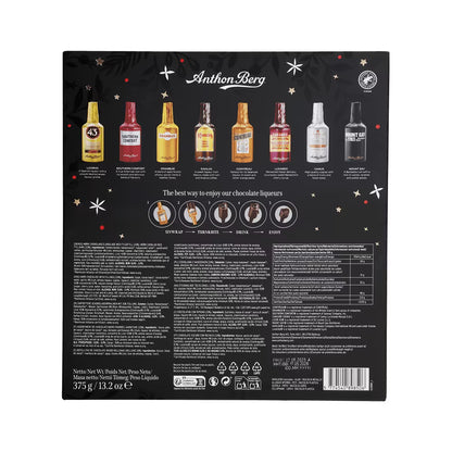 7-pack Anthon Berg Advent Calendars, world-famous liquor brand chocolates