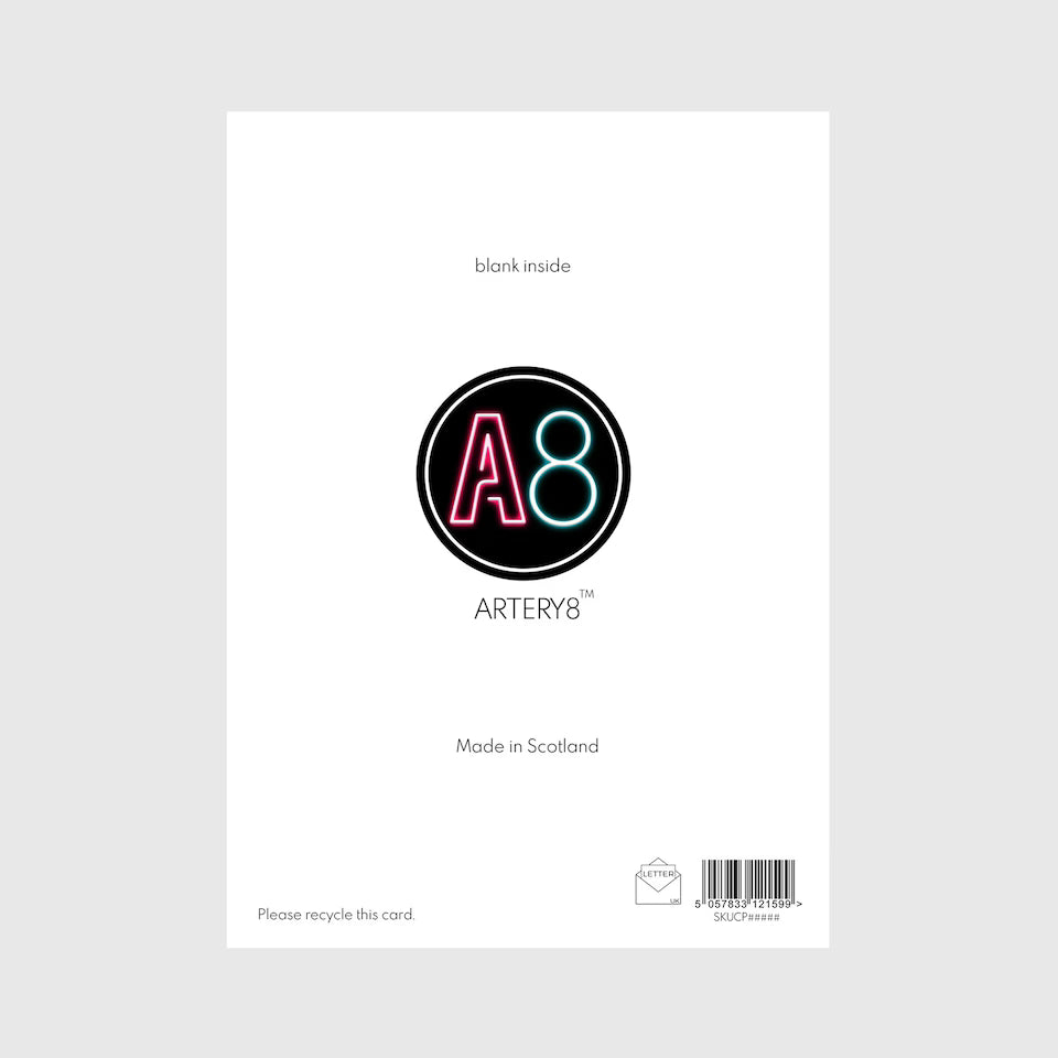 Premium blank card for personal messages