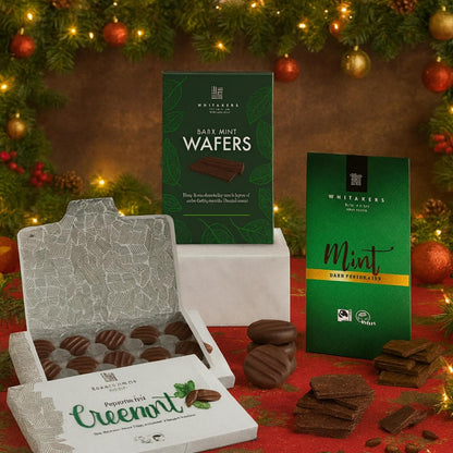 Whitakers indulgent mint truffles and chocolate selection