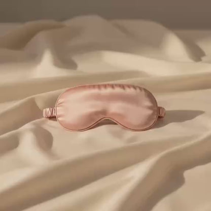 Silky Pink Satin Sleeping Eye Mask for Travel & Relaxation Multipack