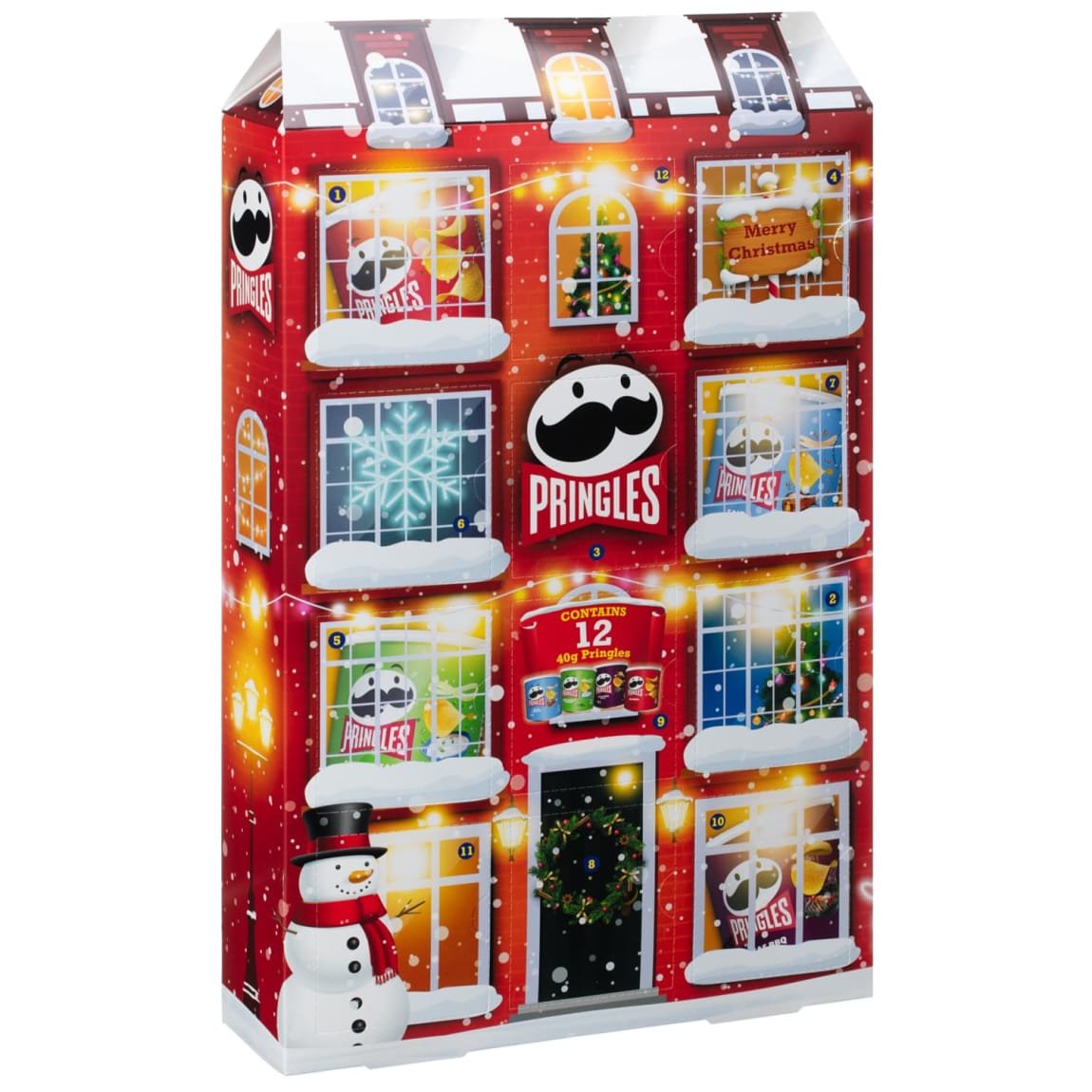 Pringles 12 Days Advent Calendar 12 x 40g mini tubs