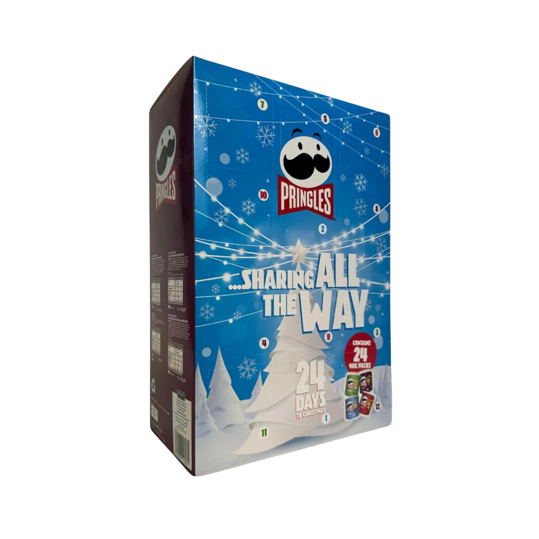 Pringles 24 Day Advent Calendar 24 x 40g tubs in assorted flavours