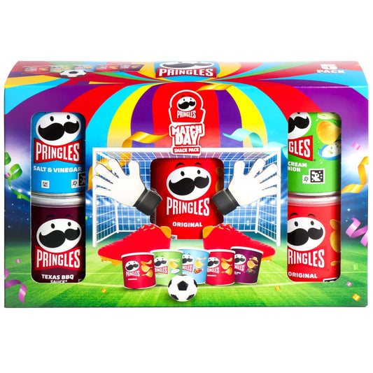 Pringles Match Day Snack Pack 5pk assorted crisps cans