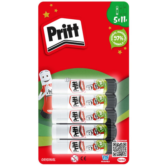 Pritt Stick Original Glue Sticks 5 x 11g