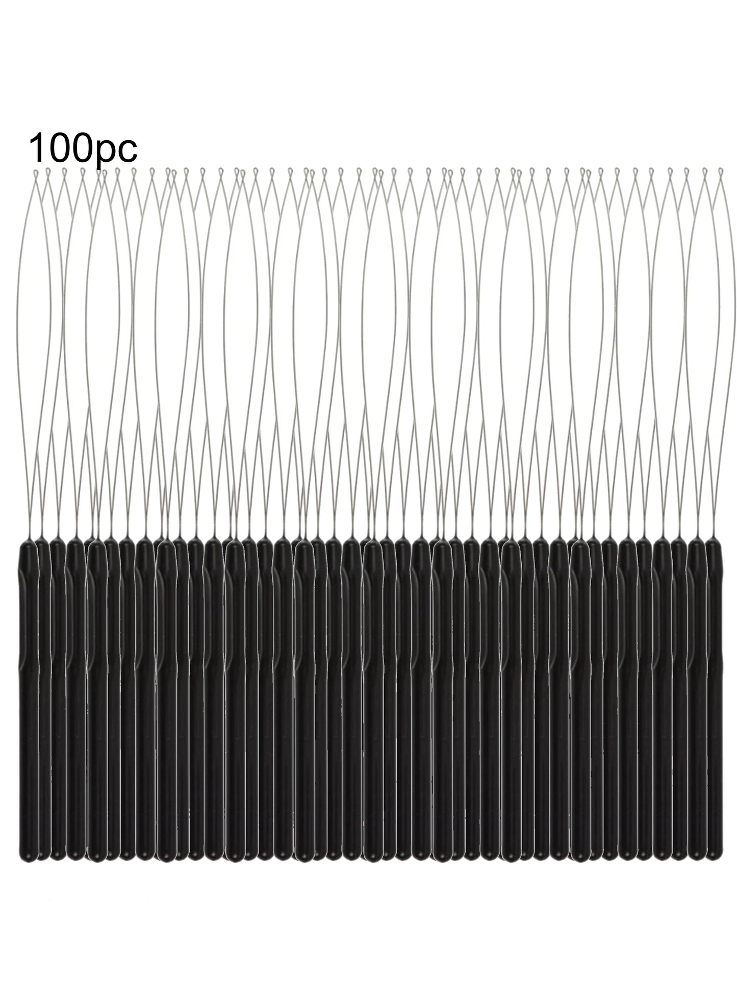 10 piece red needle hair extension tool colour coded starter
