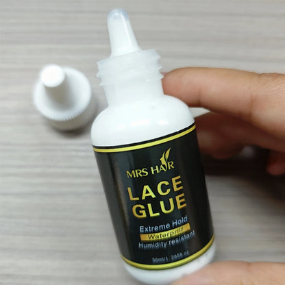 Extreme hold wig glue for natural hairline results