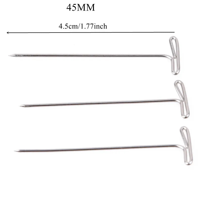 Stainless steel T pin needles lifestyle craft project use