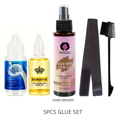 Waterproof wig glue lace front HD lace full lace compatible