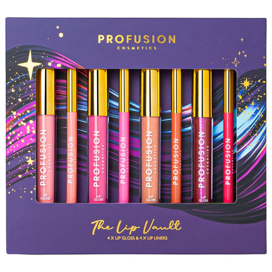 Profusion Cosmetics Lip Vault Set 8 Piece