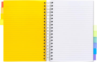 White B5 notebook with 400 ruled pages