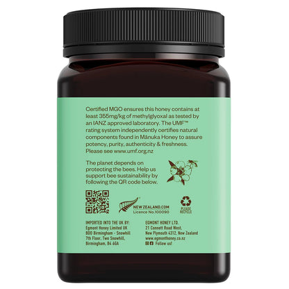 High potency antibacterial Manuka honey jar