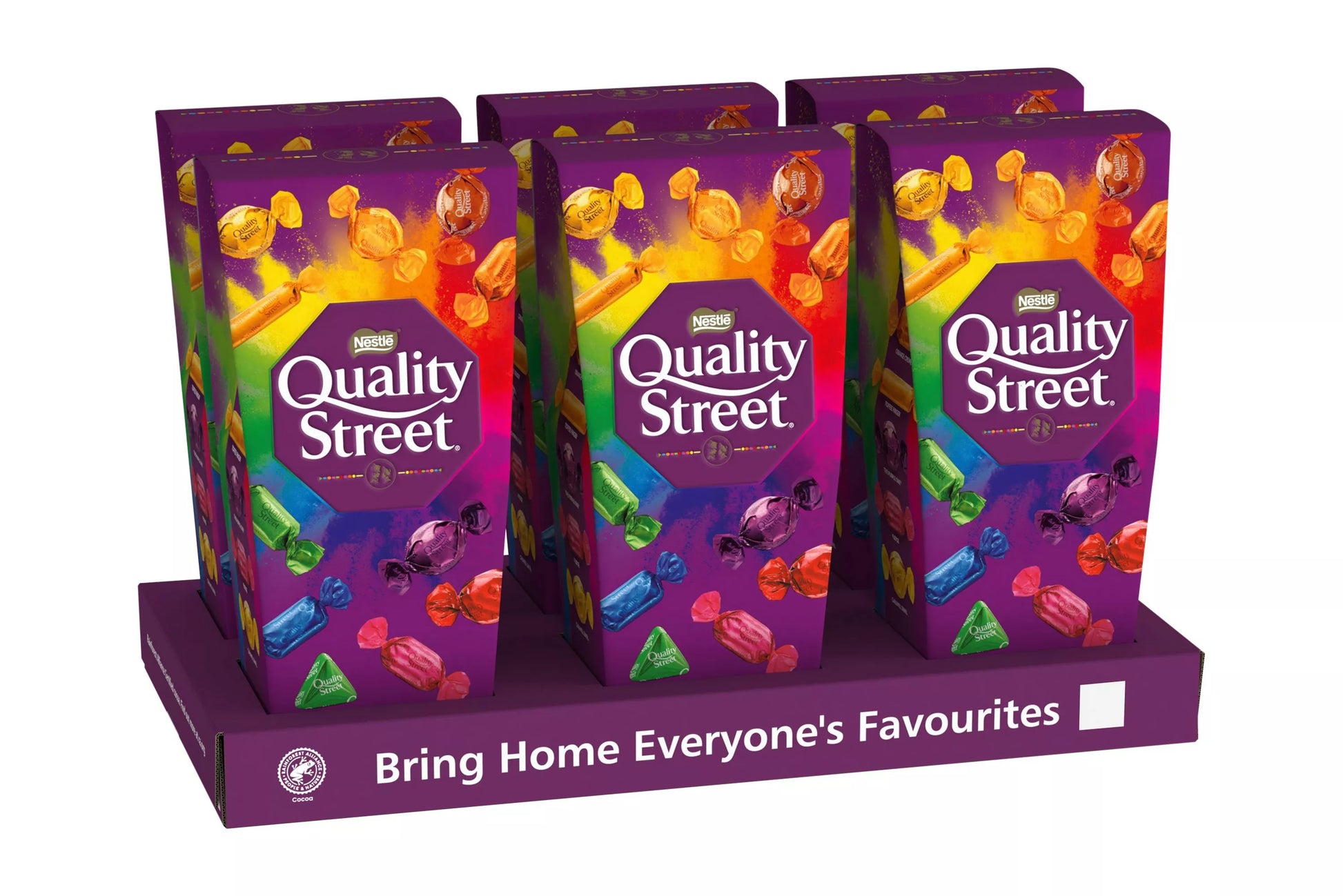 Quality Street chocolate carton 6 x 220g assorted sweets