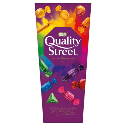 Classic Quality Street assortment including Green Triangle and The Purple One