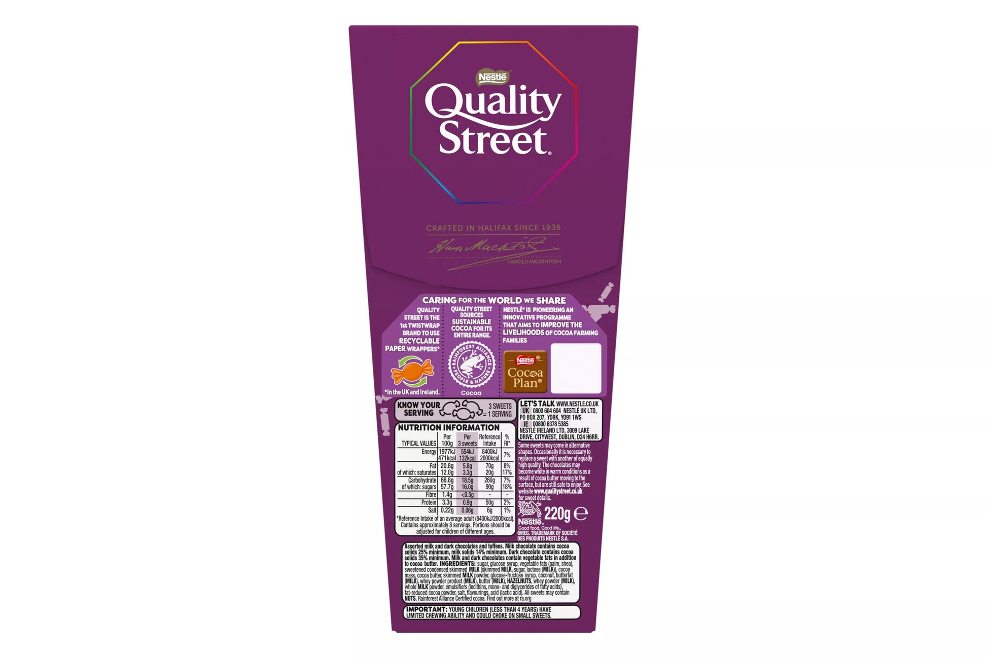 Assorted Quality Street chocolates ideal for sharing