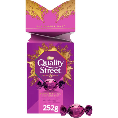 Iconic Quality Street Purple One chocolates, perfect for sharing and gifting