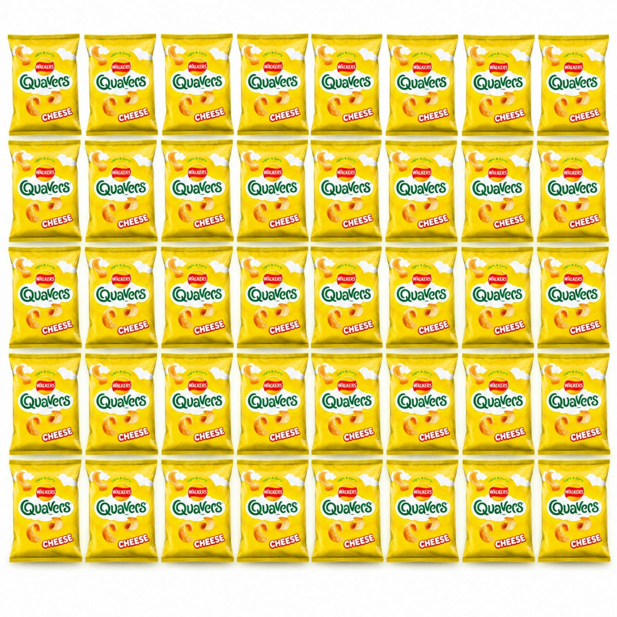 40 pack of Walkers Quavers Cheese