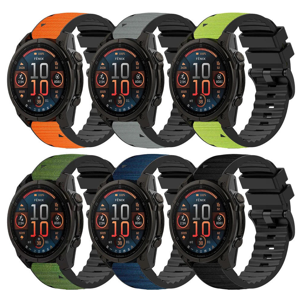 Garmin QuickFit sports band metal buckle secure adjustable fit