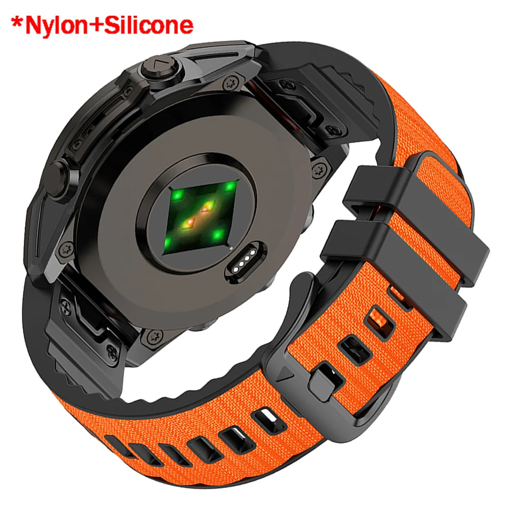 Garmin QuickFit 26mm nylon band for Fenix 8 Epix Pro Tactix 7