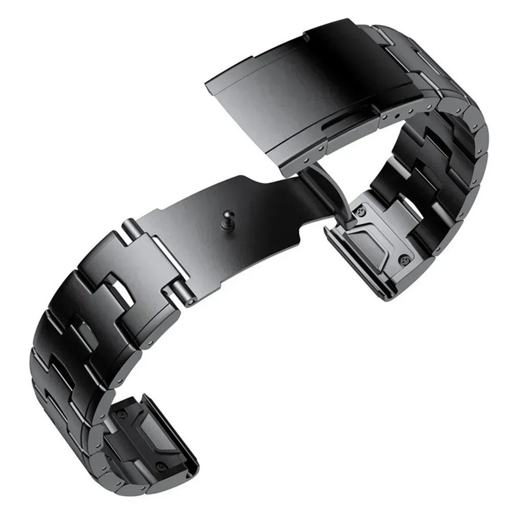 Lightweight titanium watch band for Garmin Fenix series