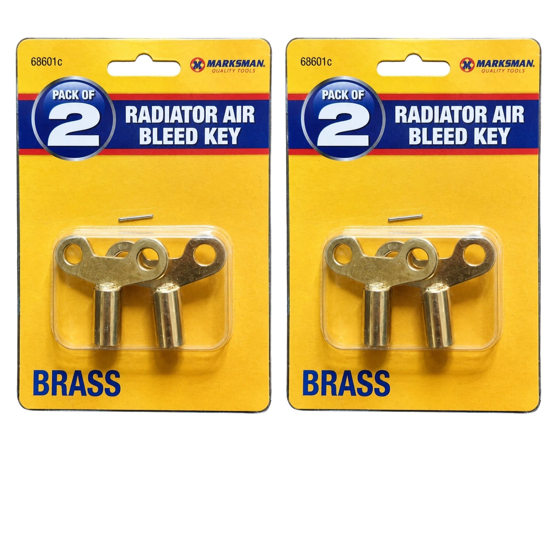 Brass Radiator Bleed Keys 4 Pack
