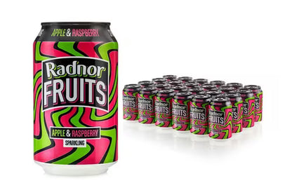 Radnor Fruits Apple and Raspberry Sparkling Drink 24 x 330ml cans