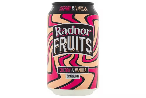 Vegan and vegetarian Radnor Fruits Cherry Vanilla Sparkling Drink