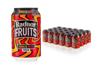 Radnor Fruits Orange & Mango 330ml sparkling cans multipack