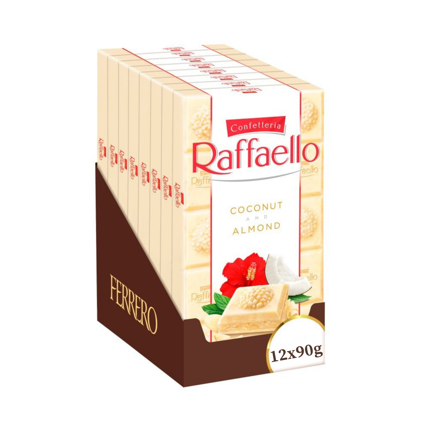 Raffaello coconut almond white chocolate tablet multipack